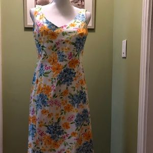 Jones New York Signature floral sleeveless dress